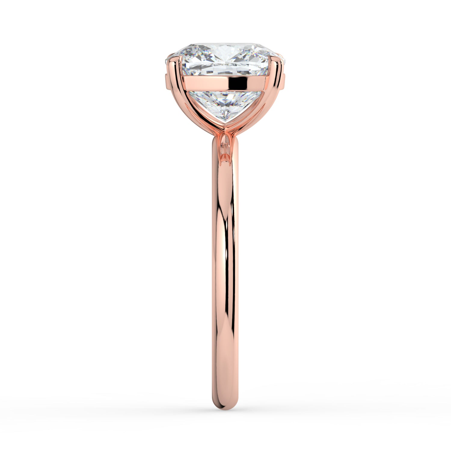 The Nova Ring - Cushion Solitaire
