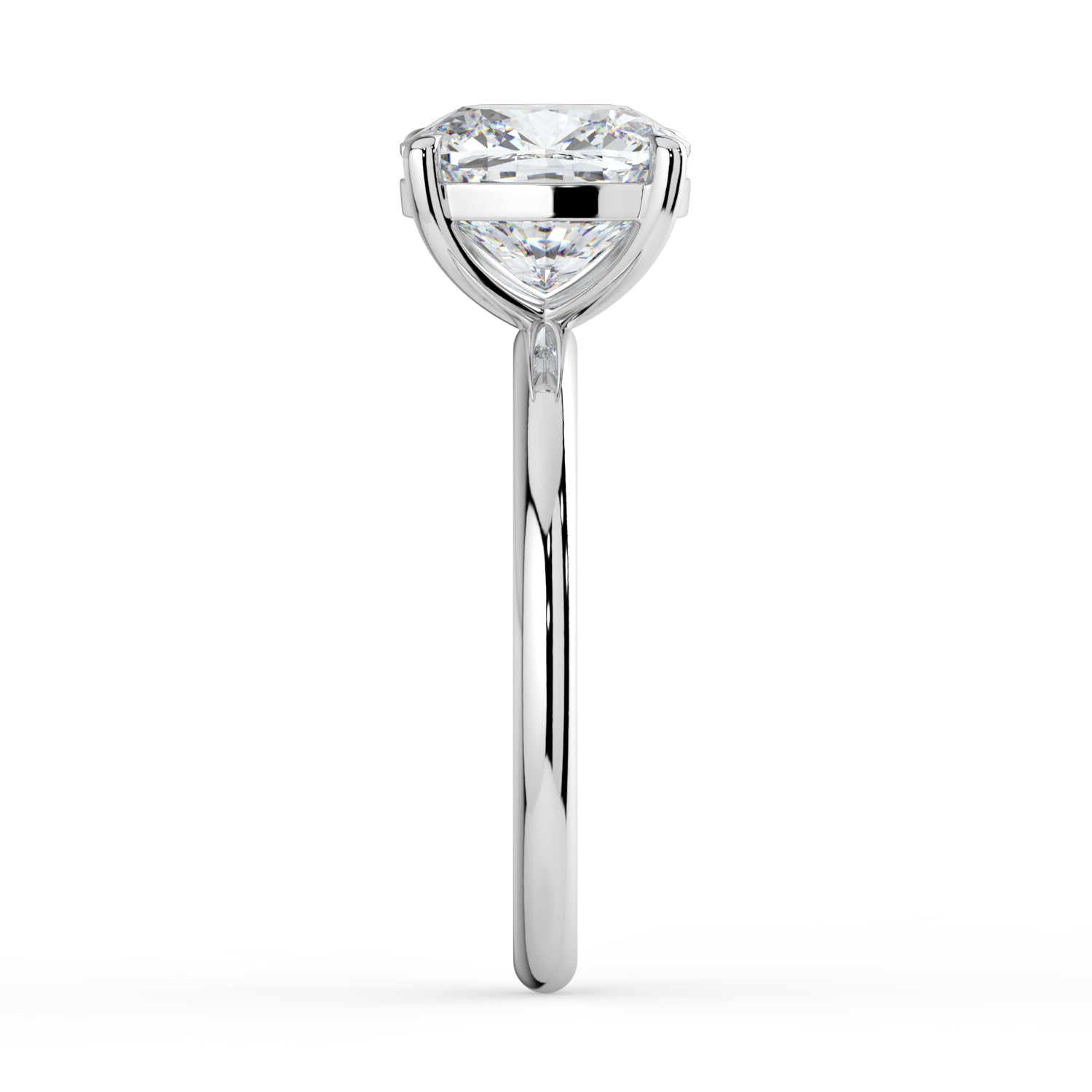 The Nova Ring - Cushion Solitaire