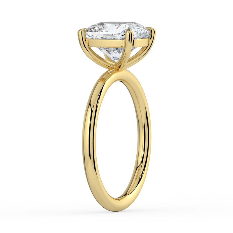 The Nova Ring - Cushion Solitaire