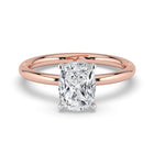 The Nova Ring - Elongated Cushion Solitaire