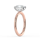The Nova Ring - Elongated Cushion Solitaire