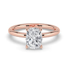 The Nova Ring - Elongated Cushion Solitaire