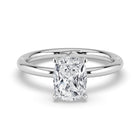 The Nova Ring - Elongated Cushion Solitaire