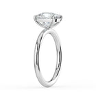 The Nova Ring - Elongated Cushion Solitaire