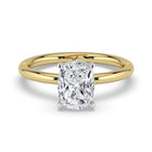 The Nova Ring - Elongated Cushion Solitaire