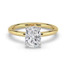 The Nova Ring - Elongated Cushion Solitaire