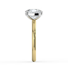 The Nova Ring - Elongated Cushion Solitaire