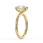 The Nova Ring - Elongated Cushion Solitaire