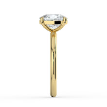 The Nova Ring - Elongated Cushion Solitaire