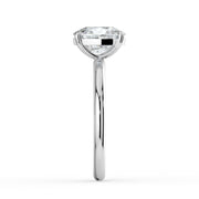 The Nova Ring — Elongated Cushion Solitaire Lab-Grown Diamond Engagement Ring in White Gold | The Jewel Concierge