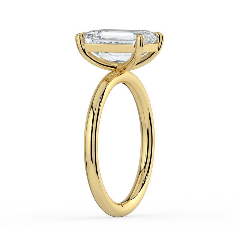 The Nova Ring - Emerald Solitaire