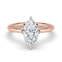 The Nova Ring - Marquise Solitaire
