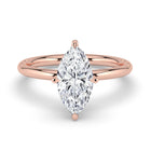 The Nova Ring - Marquise Solitaire
