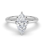 The Nova Ring — Marquise Solitaire Lab-Grown Diamond Engagement Ring in White Gold | The Jewel Concierge