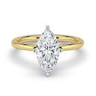 The Nova Ring - Marquise Solitaire