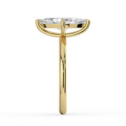 The Nova Ring — Marquise Solitaire Lab-Grown Diamond Engagement Ring in Yellow Gold | The Jewel Concierge
