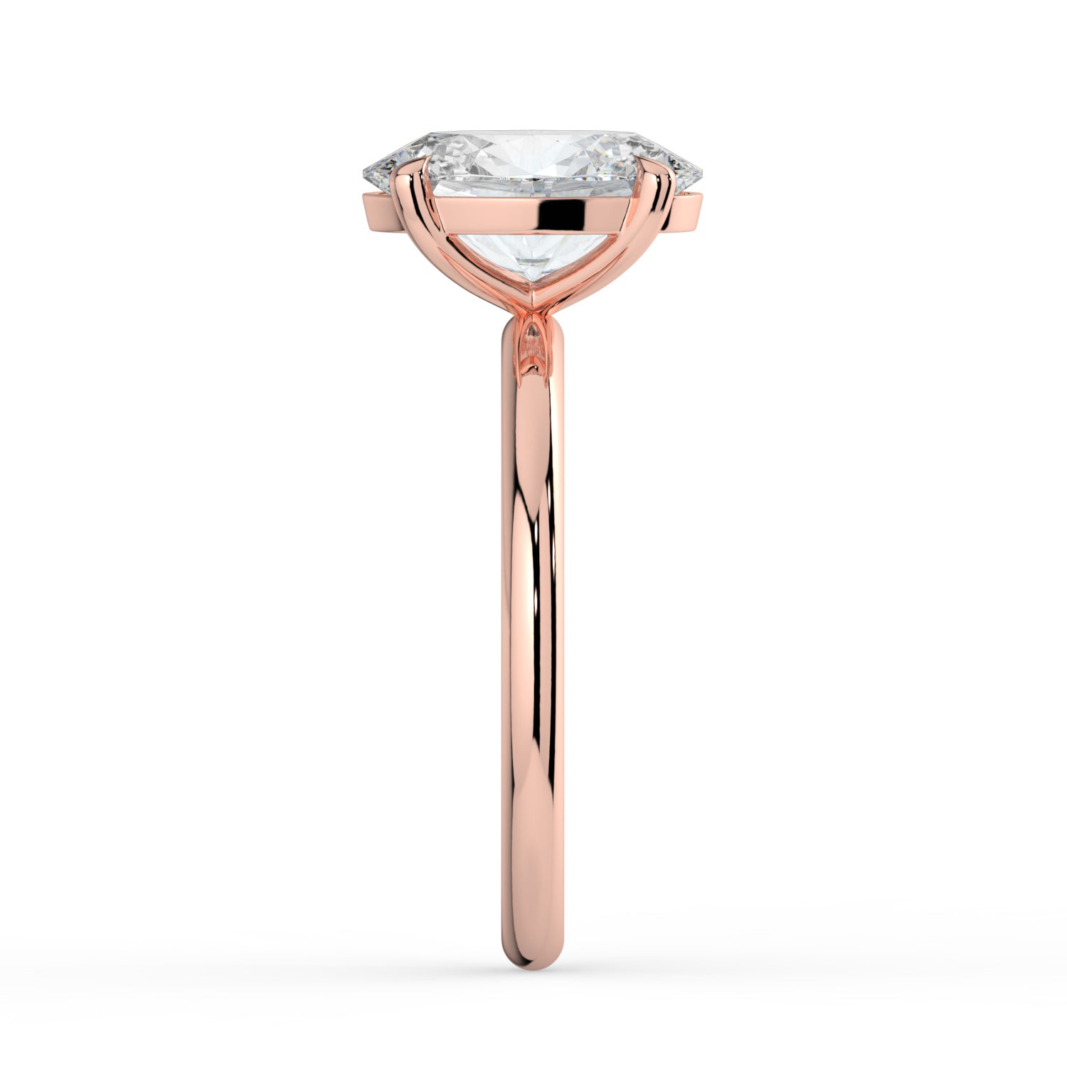 The Nova Ring - Oval Solitaire