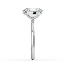 The Nova Ring - Oval Solitaire