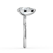 The Nova Ring — Pear Solitaire Lab-Grown Diamond Engagement Ring in White Gold | The Jewel Concierge