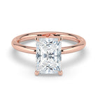 The Nova Ring — Radiant Solitaire Lab-Grown Diamond Engagement Ring in Rose Gold | The Jewel Concierge