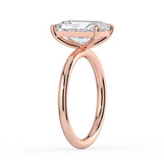 The Nova Ring — Radiant Solitaire Lab-Grown Diamond Engagement Ring in Rose Gold | The Jewel Concierge