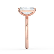 The Nova Ring — Radiant Solitaire Lab-Grown Diamond Engagement Ring in Rose Gold | The Jewel Concierge