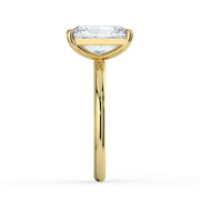 The Nova Ring — Radiant Solitaire Lab-Grown Diamond Engagement Ring in Yellow Gold | The Jewel Concierge