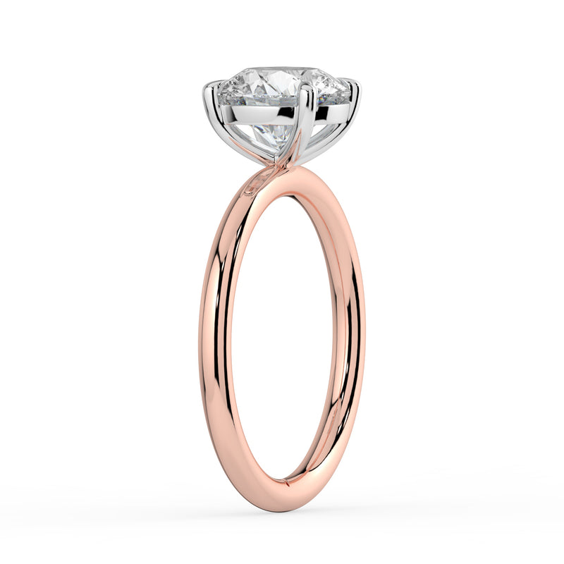 The Nova Ring - 2.07 ct. 4 Claw Round Solitaire