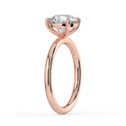The Nova Ring — 4 Claw Round Solitaire Lab-Grown Diamond Engagement Ring in Rose Gold | The Jewel Concierge
