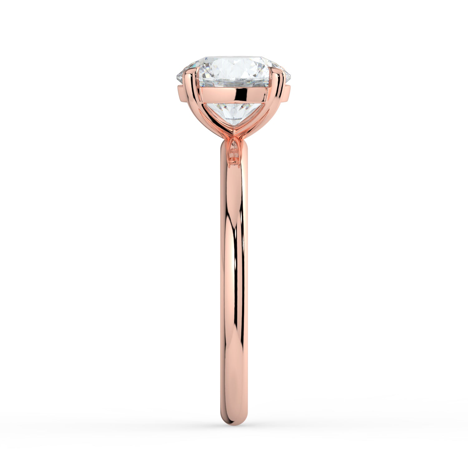 The Nova Ring - 2.00 ct. 4 Claw Round Solitaire