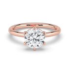 The Nova Ring - 6 Claw Round Solitaire
