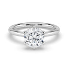 The Nova Ring - 6 Claw Round Solitaire