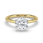 The Nova Ring - 6 Claw Round Solitaire