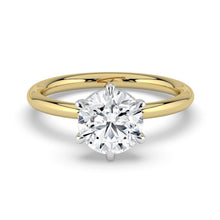 The Nova Ring - 6 Claw Round Solitaire
