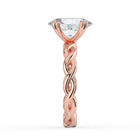 The Elysande Ring - Oval Solitaire with Braided Band