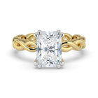 The Elysande Ring - Radiant Solitaire with Braided Band