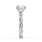 The Elysande Ring - Round Solitaire with Braided Band