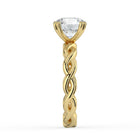 The Elysande Ring - Round Solitaire with Braided Band