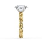 The Elysande Ring - Oval Solitaire with Braided Band