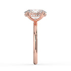 The Celeste Ring - 2.00 ct. Oval Solitaire with Hidden Halo