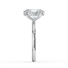 The Celeste Ring - 2.00 ct. Oval Solitaire with Hidden Halo