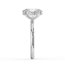 The Celeste Ring - 2.00 ct. Oval Solitaire with Hidden Halo