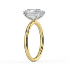 The Celeste Ring - 2.51 ct. Oval Solitaire with Hidden Halo