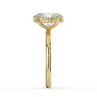 The Celeste Ring - 2.00 ct. Oval Solitaire with Hidden Halo