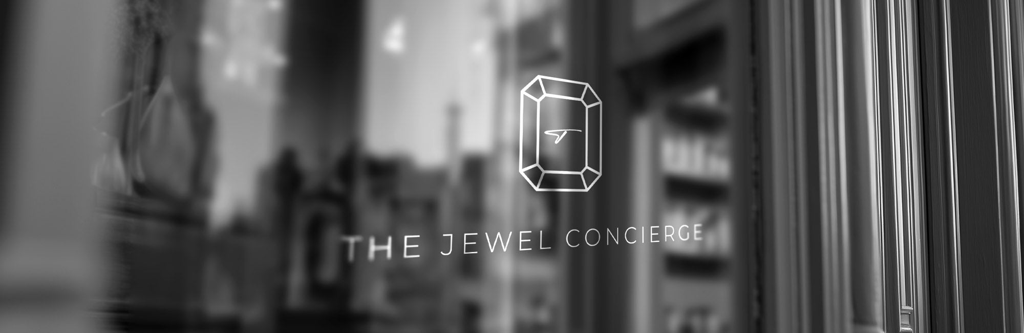 The Jewel Concierge shop front window logo