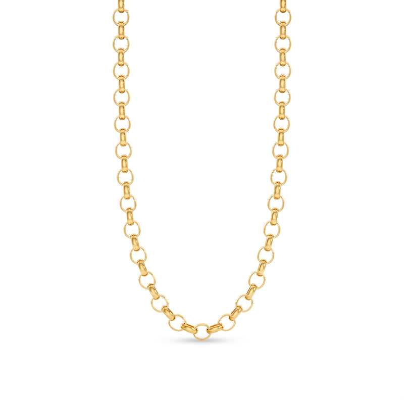 The Signature Belcher Chain — Solid Gold Chain with interlocking design in Yellow Gold | The Jewel Concierge