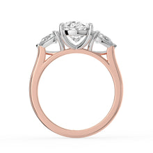The Vivienne Ring - Oval and Pear Trilogy