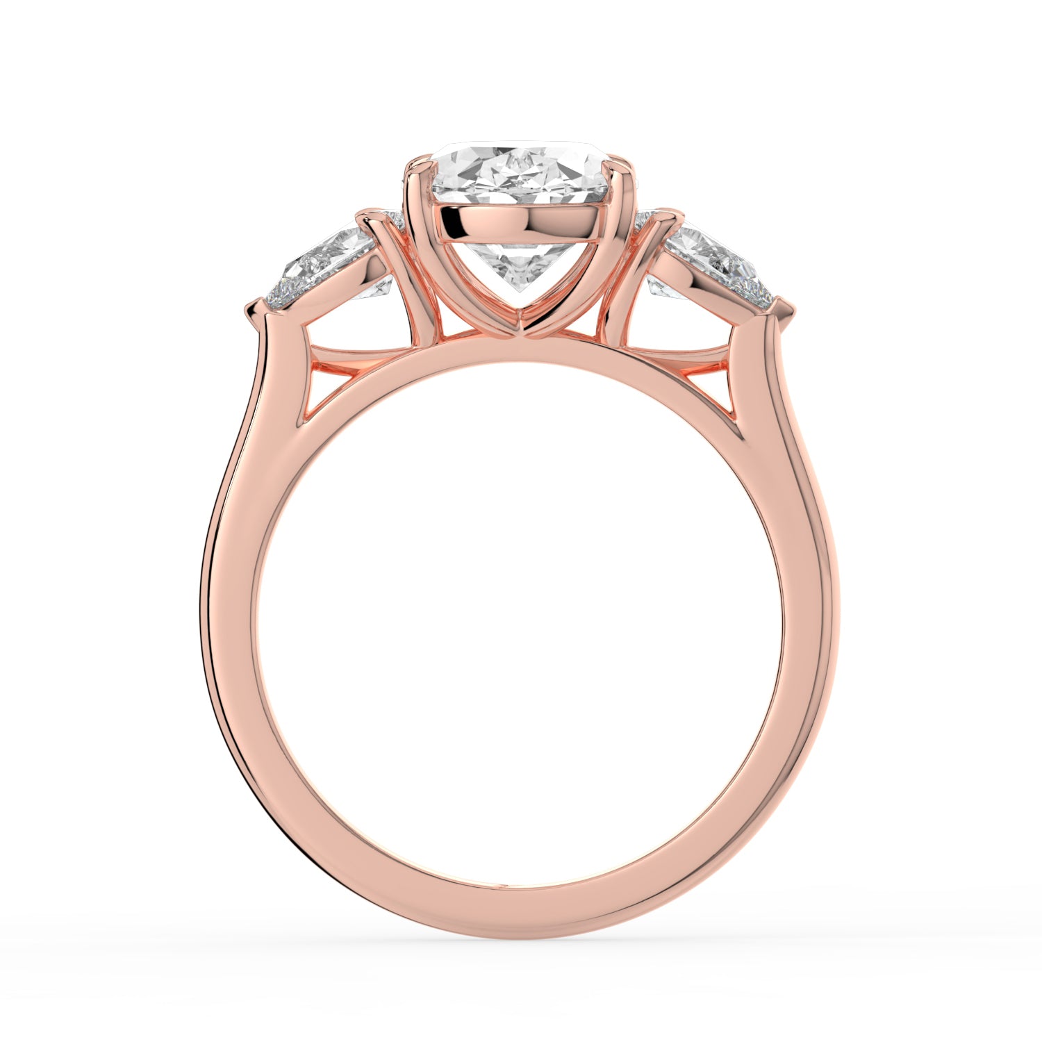 The Vivienne Ring - Oval and Pear Trilogy