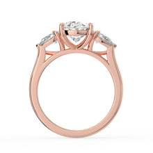 The Vivienne Ring - Oval and Pear Trilogy
