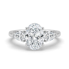 The Vivienne Ring - Oval and Pear Trilogy